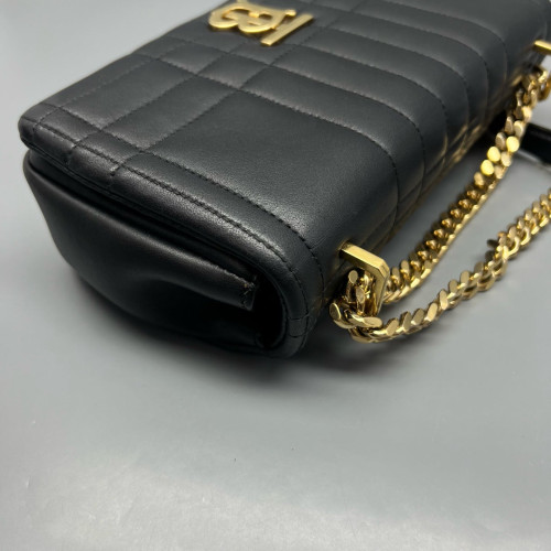 Burberry Small Lola Crossbody Bag Calfskin Black