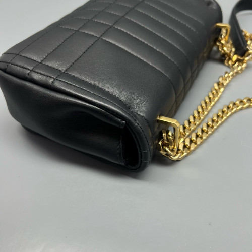 Burberry Small Lola Crossbody Bag Calfskin Black
