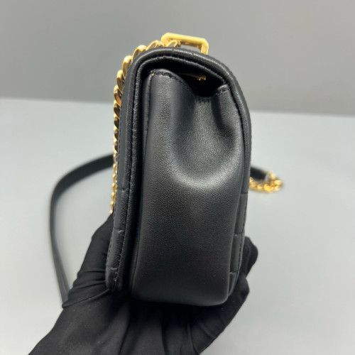 Burberry Small Lola Crossbody Bag Calfskin Black