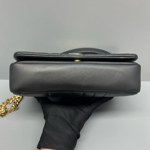 Burberry Small Lola Crossbody Bag Calfskin Black
