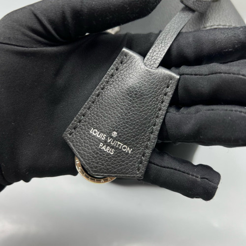 Louis Vuitton Mylockme Top Handle Calfskin Black Beige