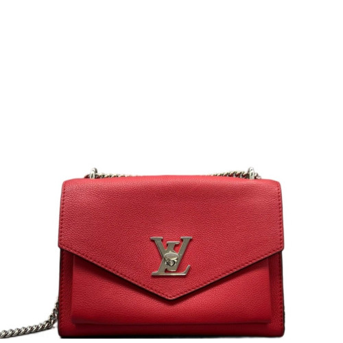 Louis Vuitton Mylockme Chain Bag BB Calfskin Red