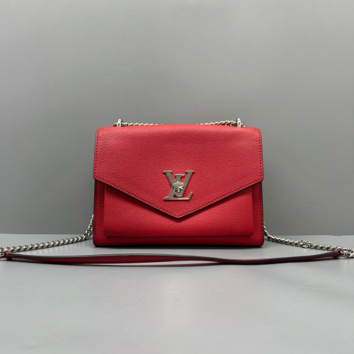 Louis Vuitton Mylockme Chain Bag BB Calfskin Red