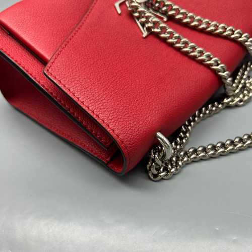 Louis Vuitton Mylockme Chain Bag BB Calfskin Red