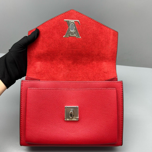 Louis Vuitton Mylockme Chain Bag BB Calfskin Red