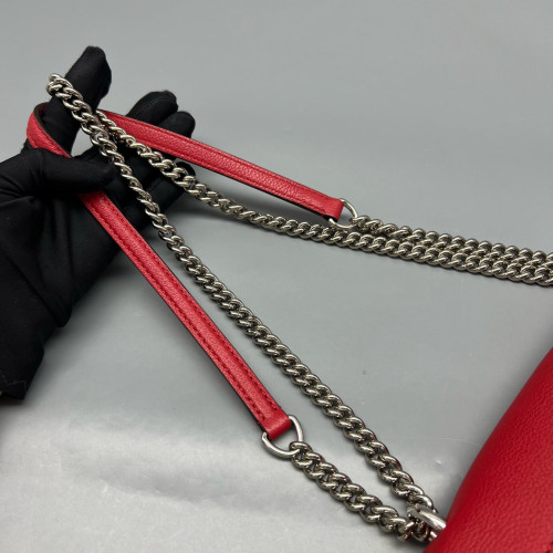 Louis Vuitton Mylockme Chain Bag BB Calfskin Red