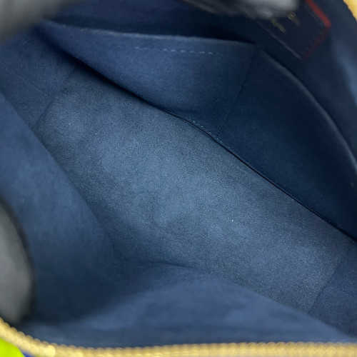 Louis Vuitton V Tote BB Monogram Empreinte Navy Blue Red Louis Vuitton V Tote BB Monogram Empreinte Navy Blue Red