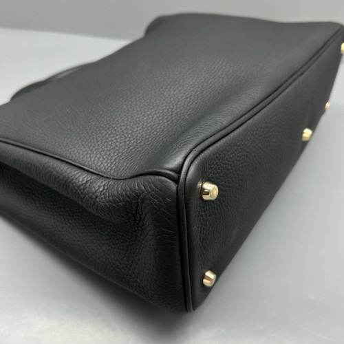 Dior Large Diorissimo Tote Grained Calfskin Black