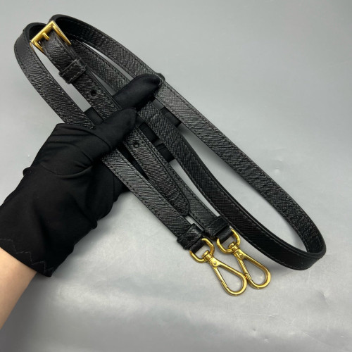 Prada Medium Galleria Double Zip Tote Saffiano Calfskin Black