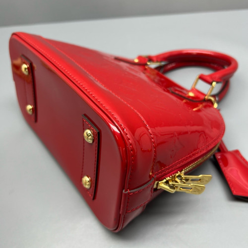 Louis Vuitton Alma BB Vernis Red