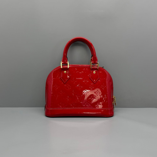 Louis Vuitton Alma BB Vernis Red