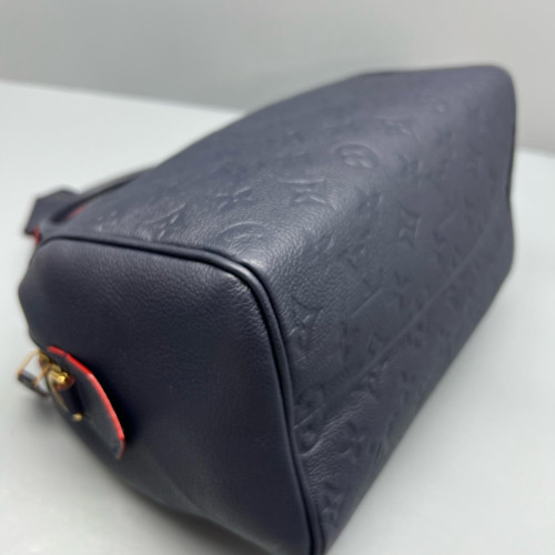 Louis Vuitton Speedy Bandouliere 25 Monogram Empreinte Dark Blue