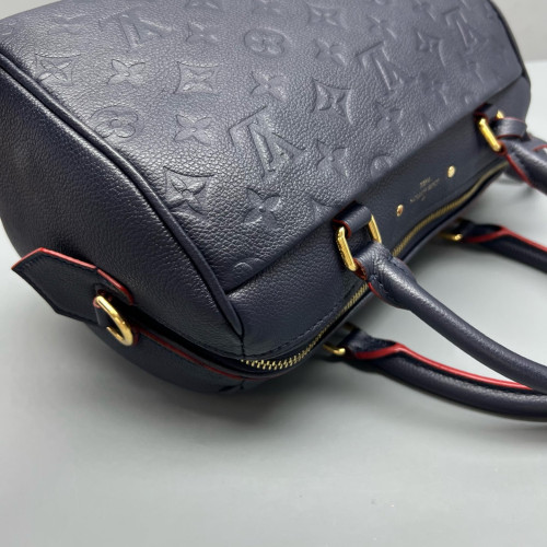 Louis Vuitton Speedy Bandouliere 25 Monogram Empreinte Dark Blue