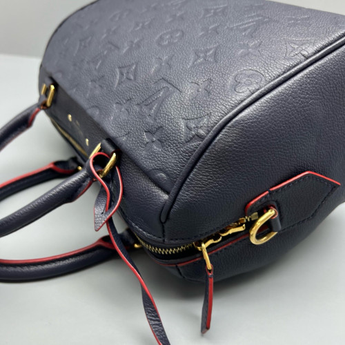 Louis Vuitton Speedy Bandouliere 25 Monogram Empreinte Dark Blue