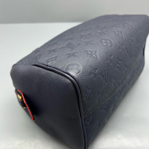 Louis Vuitton Speedy Bandouliere 25 Monogram Empreinte Dark Blue