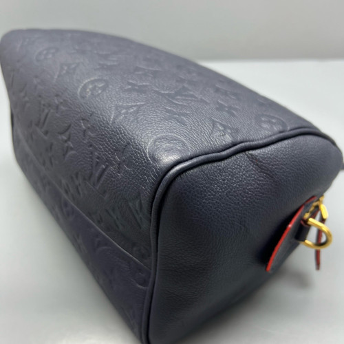 Louis Vuitton Speedy Bandouliere 25 Monogram Empreinte Dark Blue