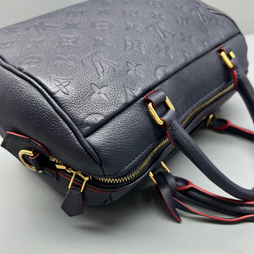 Louis Vuitton Speedy Bandouliere 25 Monogram Empreinte Dark Blue