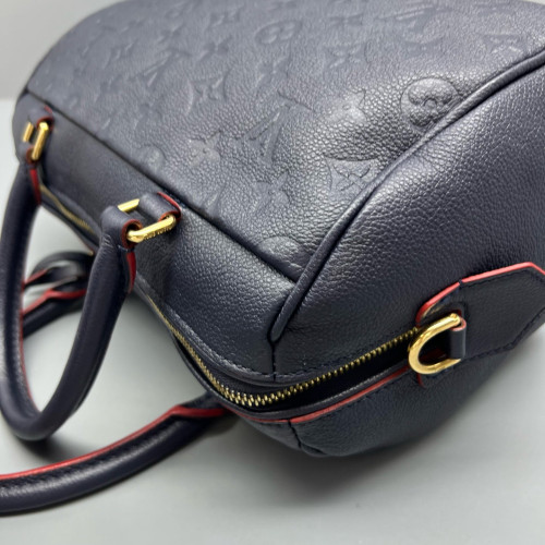 Louis Vuitton Speedy Bandouliere 25 Monogram Empreinte Dark Blue