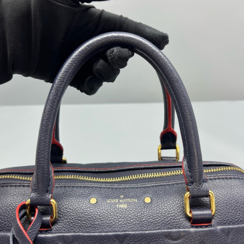 Louis Vuitton Speedy Bandouliere 25 Monogram Empreinte Dark Blue