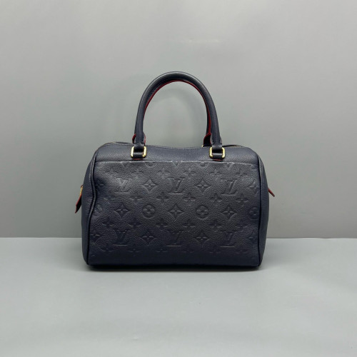 Louis Vuitton Speedy Bandouliere 25 Monogram Empreinte Dark Blue