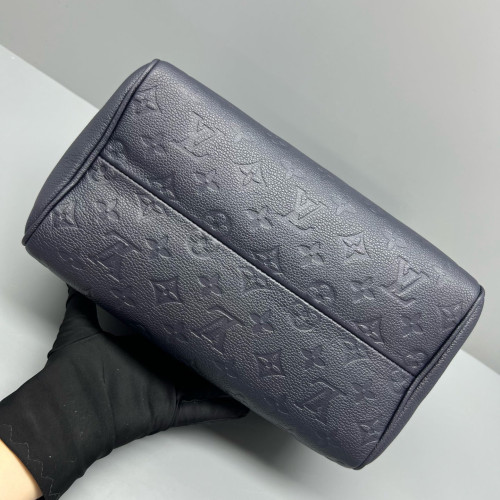 Louis Vuitton Speedy Bandouliere 25 Monogram Empreinte Dark Blue