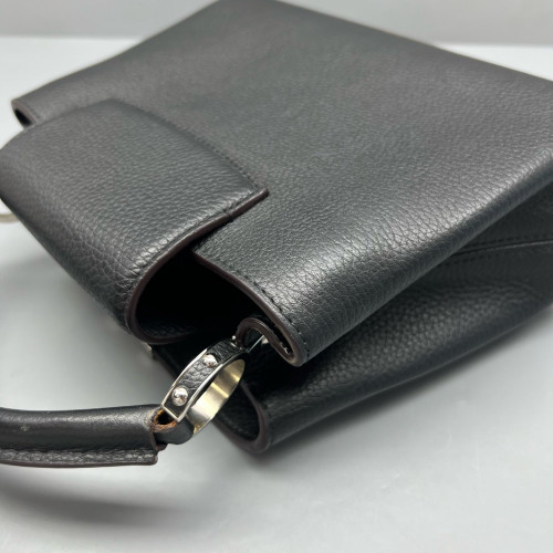 Louis Vuitton Capucines BB Taiga Black