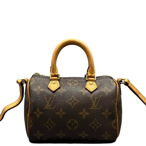 Louis Vuitton Nano Speedy Bandouliere Monogram Brown