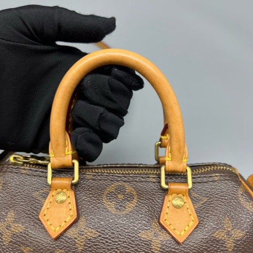 Louis Vuitton Nano Speedy Bandouliere Monogram Brown