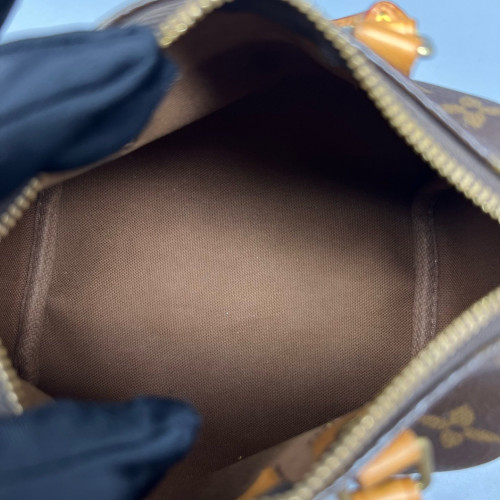 Louis Vuitton Nano Speedy Bandouliere Monogram Brown