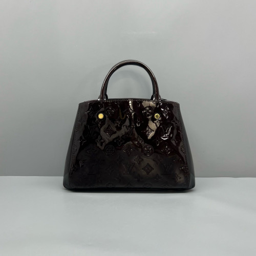 Louis Vuitton Montaigne BB Vernis Amarante
