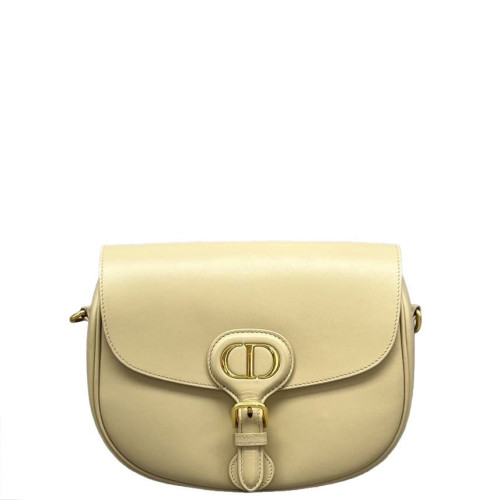 Dior Medium Bobby Flap Calfskin Natural Tan