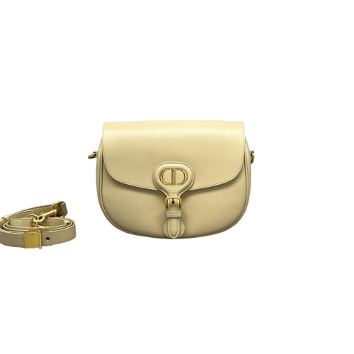 Dior Medium Bobby Flap Calfskin Natural Tan