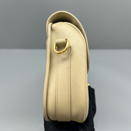 Dior Medium Bobby Flap Calfskin Natural Tan