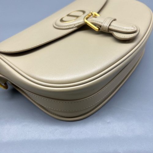 Dior Medium Bobby Flap Calfskin Natural Tan