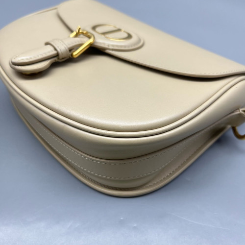 Dior Medium Bobby Flap Calfskin Natural Tan