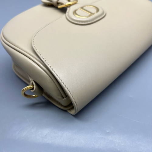 Dior Medium Bobby Flap Calfskin Natural Tan