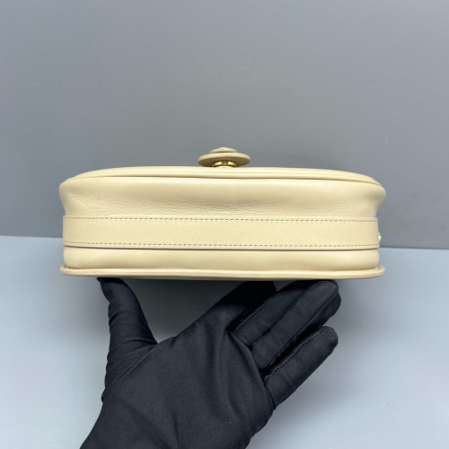 Dior Medium Bobby Flap Calfskin Natural Tan