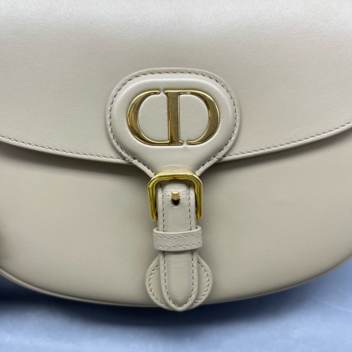 Dior Medium Bobby Flap Calfskin Natural Tan