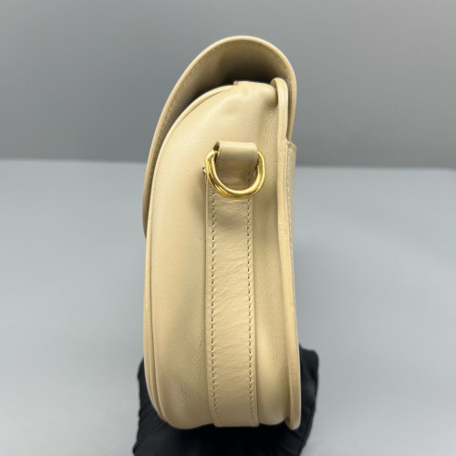 Dior Medium Bobby Flap Calfskin Natural Tan
