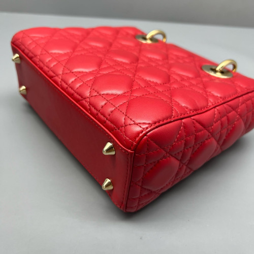 Dior Lady Dior Lambskin Red