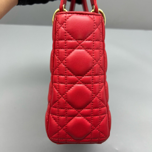 Dior Lady Dior Lambskin Red