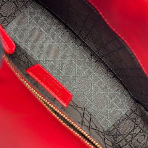 Dior Lady Dior Lambskin Red