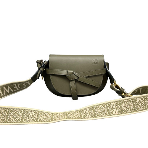 Loewe Mini Gate Calfskin Kaki Loewe Mini Gate Calfskin Kaki