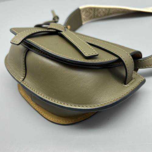 Loewe Mini Gate Calfskin Kaki Loewe Mini Gate Calfskin Kaki