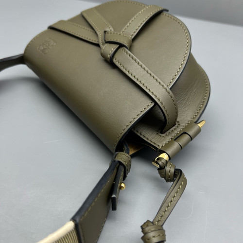 Loewe Mini Gate Calfskin Kaki Loewe Mini Gate Calfskin Kaki