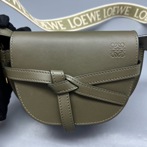 Loewe Mini Gate Calfskin Kaki Loewe Mini Gate Calfskin Kaki