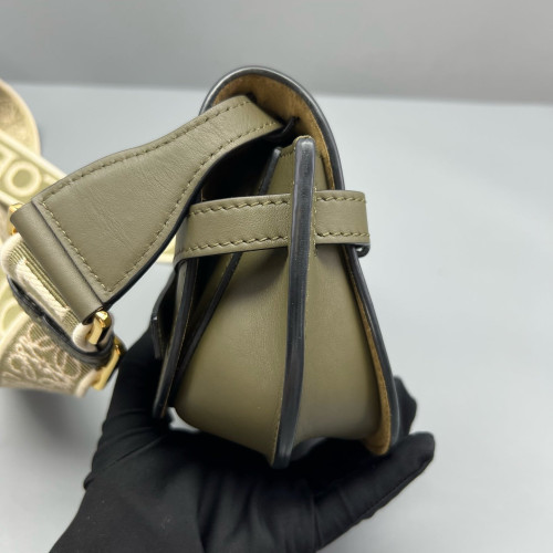 Loewe Mini Gate Calfskin Kaki Loewe Mini Gate Calfskin Kaki