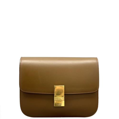 Celine Medium Classic Box Smooth Calfskin Brown