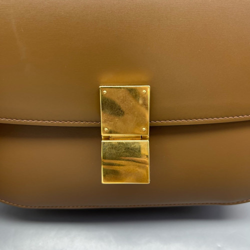 Celine Medium Classic Box Smooth Calfskin Brown
