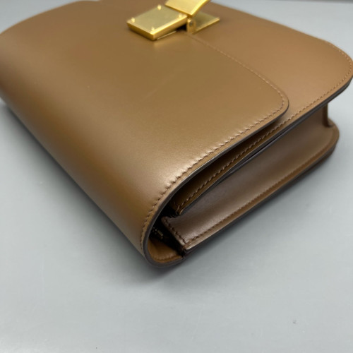 Celine Medium Classic Box Smooth Calfskin Brown